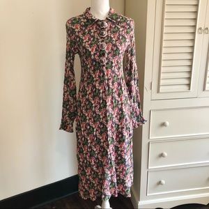 vintage floral dress